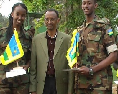 Ange and Ivan Kagame